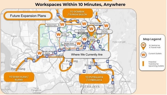 WORQ is steadily working towards connecting all of Klang Valley via Transit-Oriented coworking spaces.